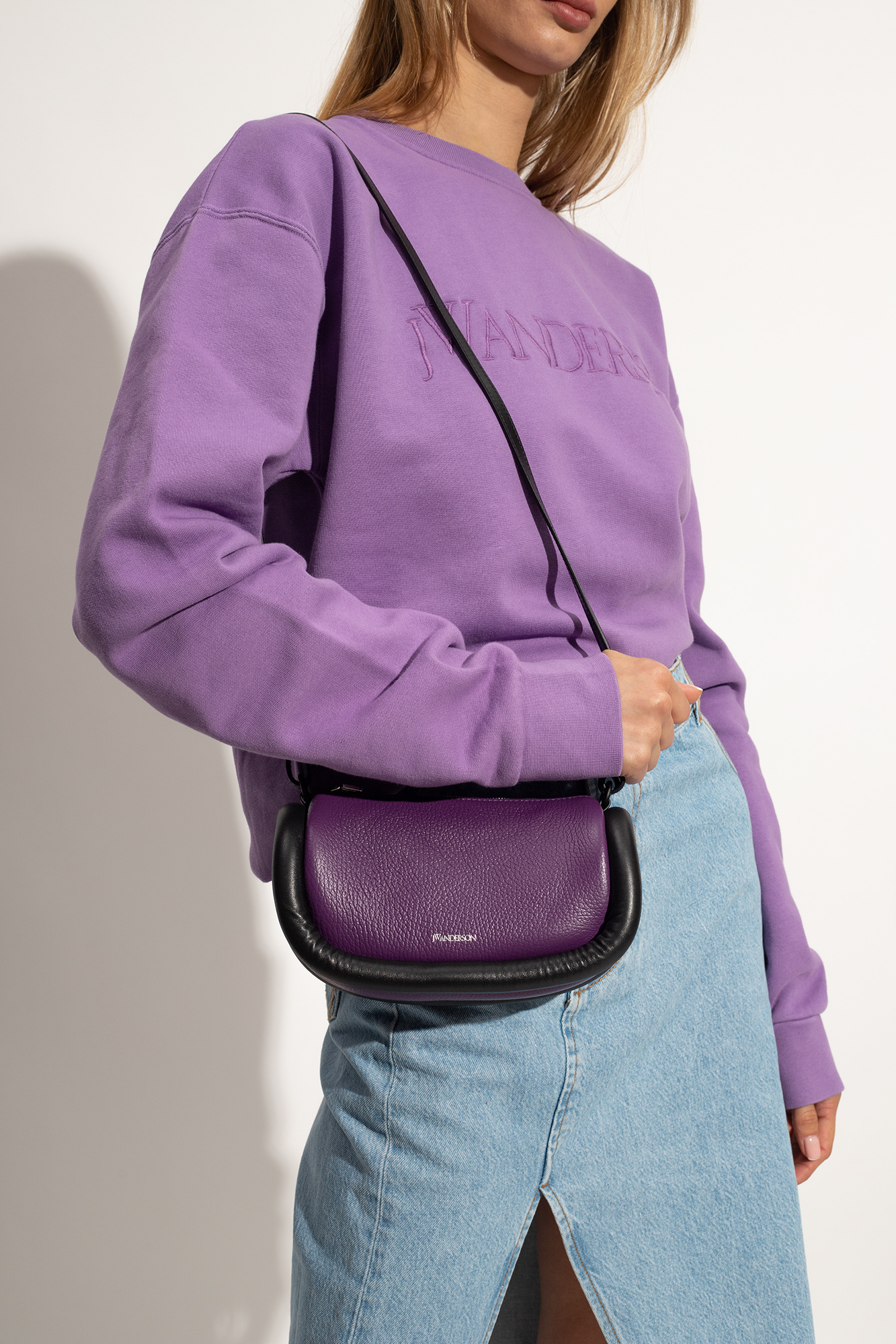 Purple 'Bumper - 12' shoulder bag JW Anderson - the Eden Bag
